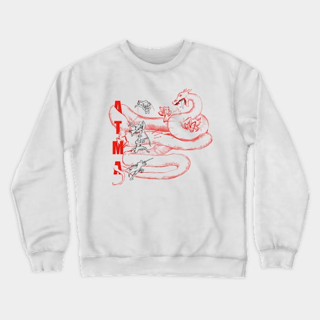 ATMA Inverted Dragon Crewneck Sweatshirt by Devon3